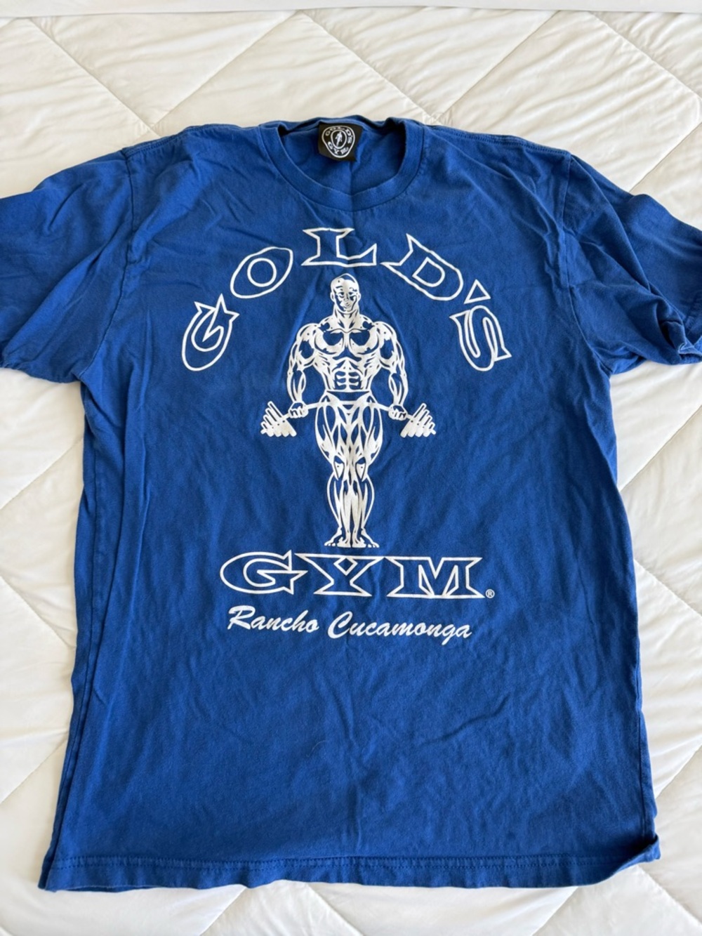 Gold's Gym Blue Logo T-Shirt